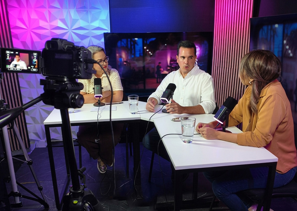 Estudio de grabación de podcast premium CasaCreala