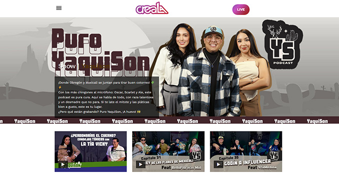 Plataforma Creala TV