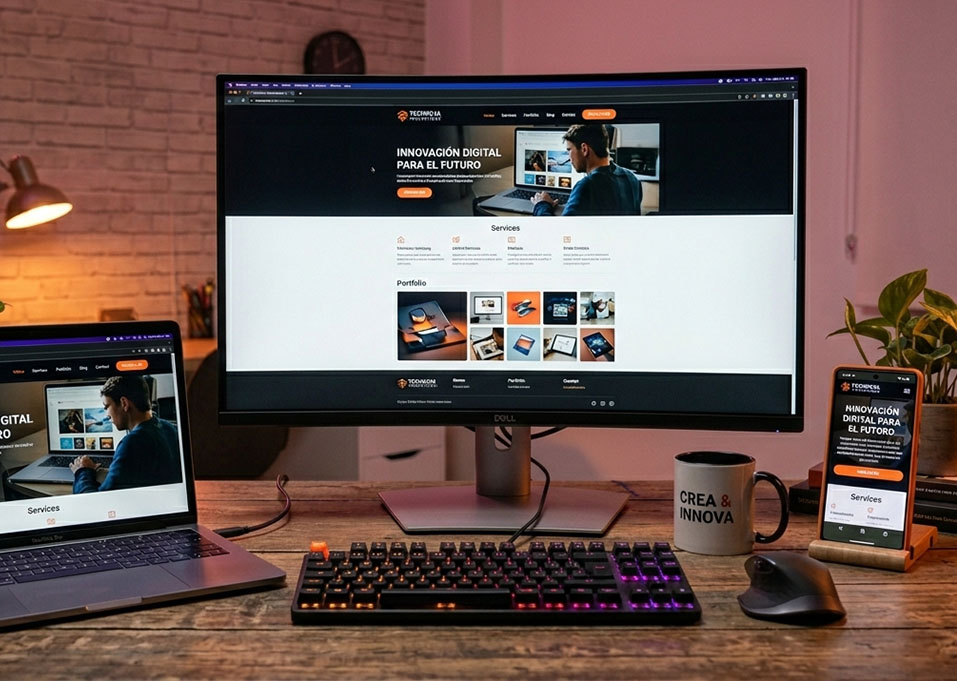 Diseño web responsivo para móviles y computadoras